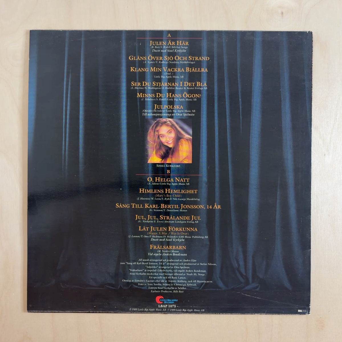 Tommy Körberg – Julen Är Här – back cover