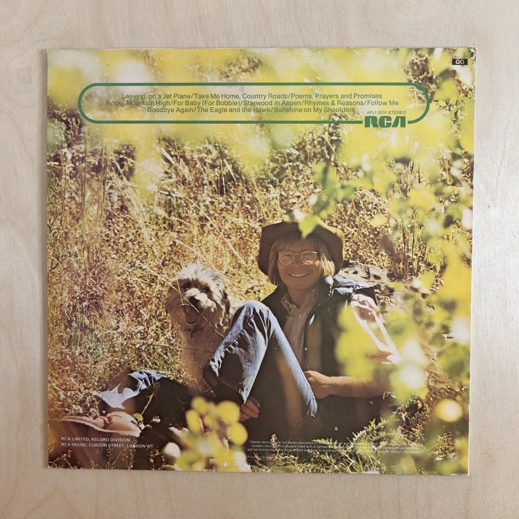 John Denver – The Best Of John Denver – back cover