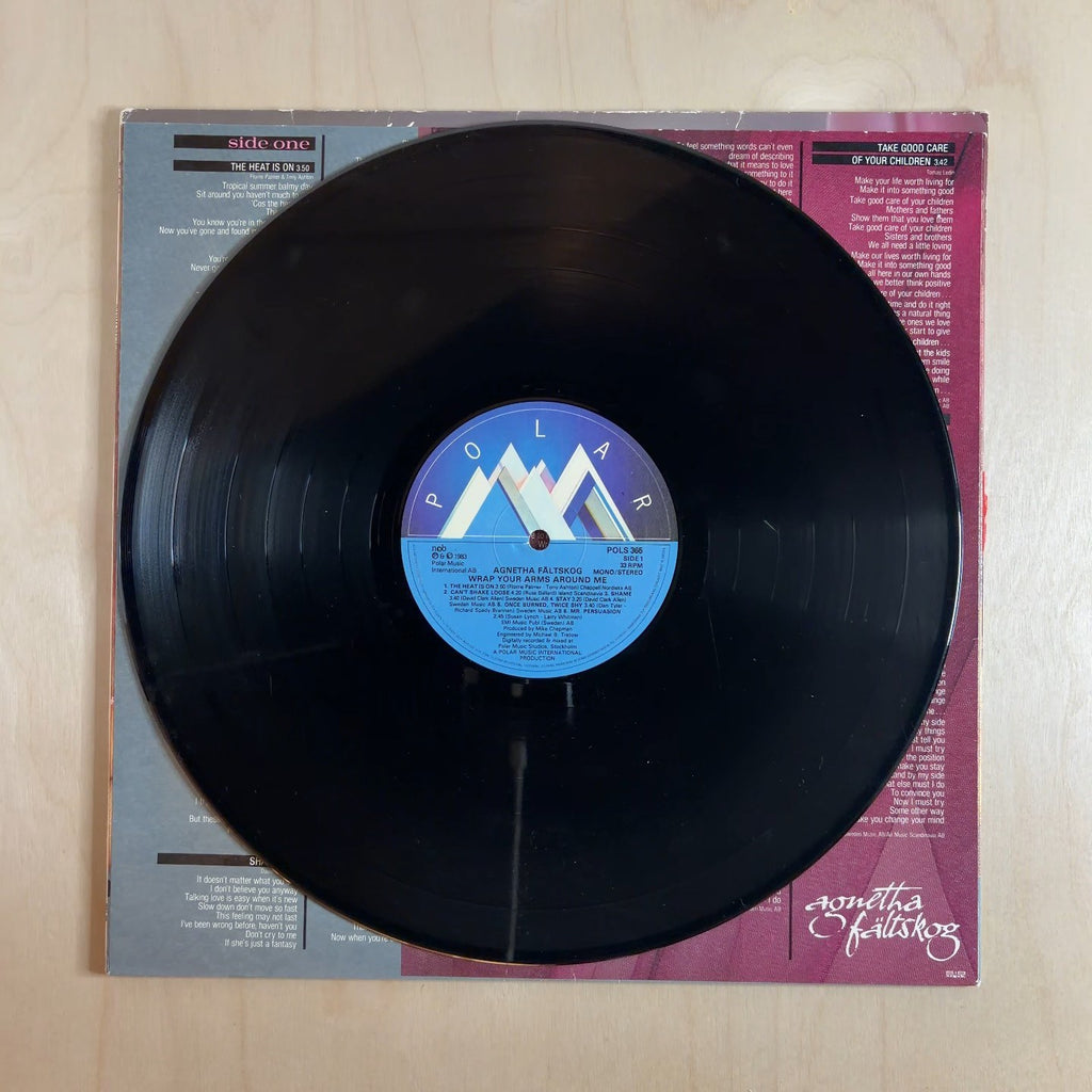 Agnetha Fältskog – Wrap Your Arms Around Me – record label