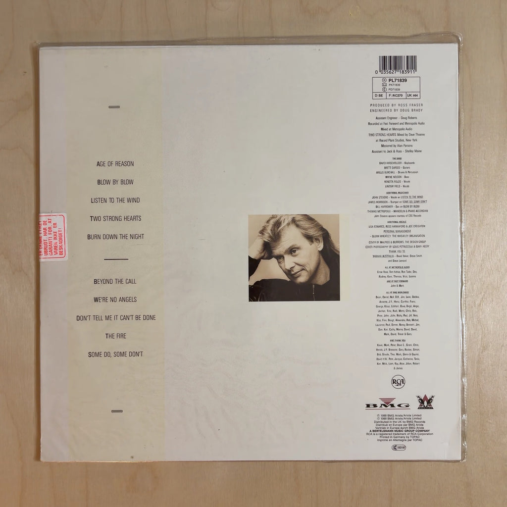 John Farnham – Age Of Reason – back cover