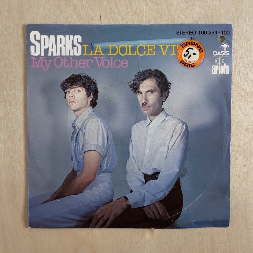 Sparks – La Dolce Vita / My Other Voice – front cover