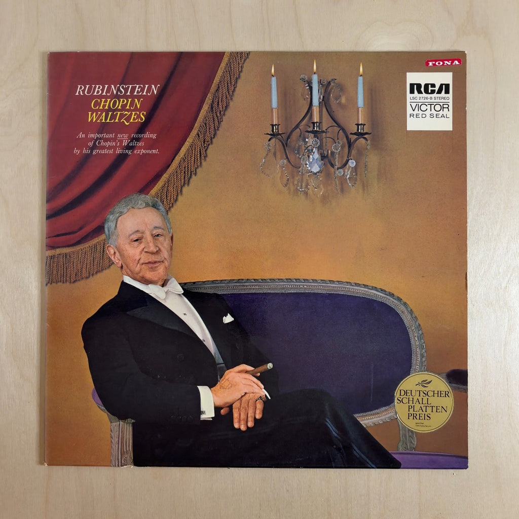 Arthur Rubinstein, Frédéric Chopin – Walzer – front cover