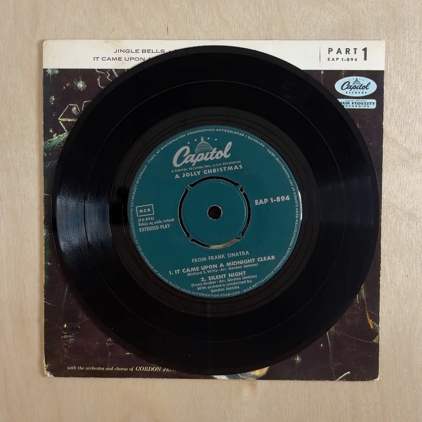 Frank Sinatra – A Jolly Christmas From Frank Sinatra (Part 1) – record label