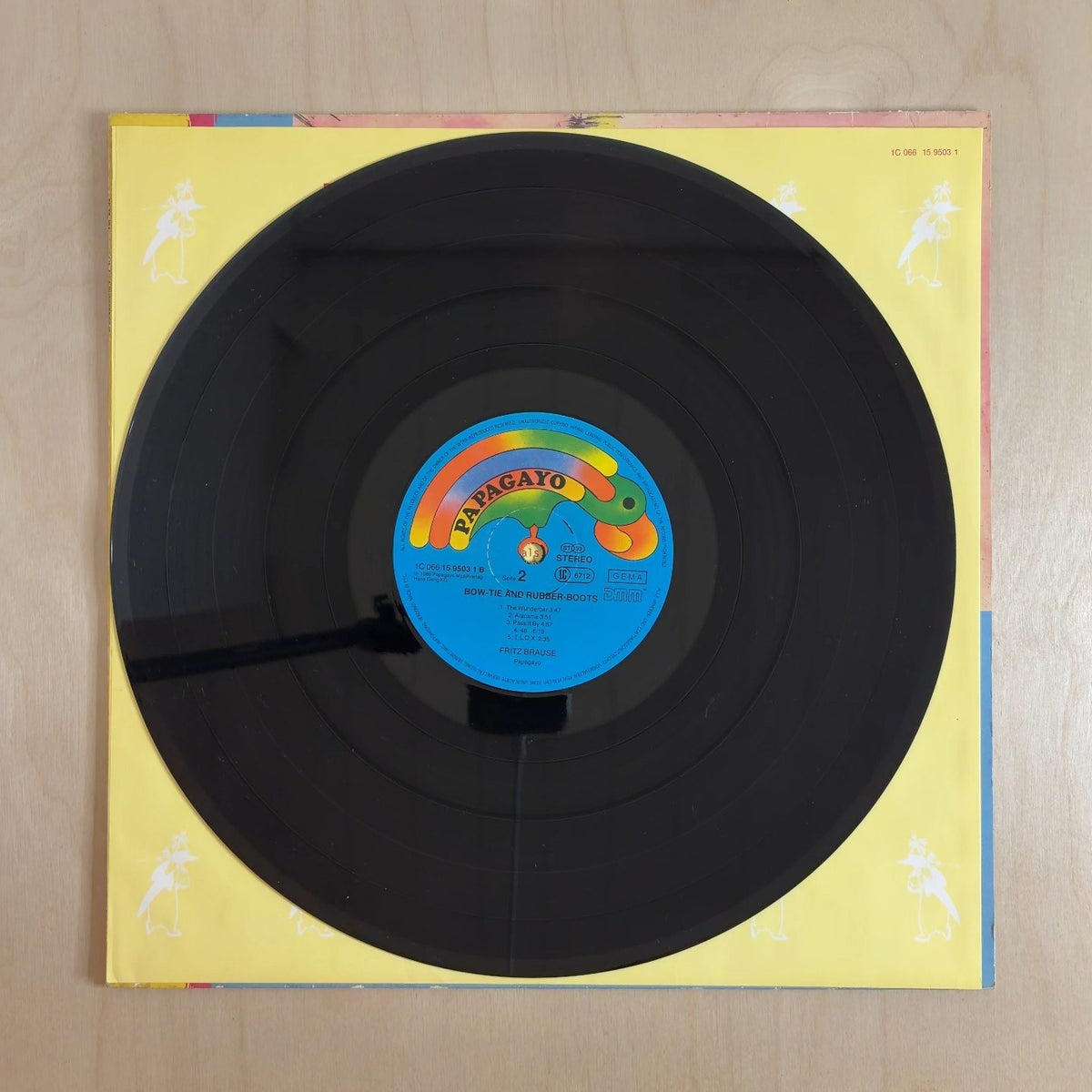 Fritz Brause – Bow-Tie And Rubber Boots – record label