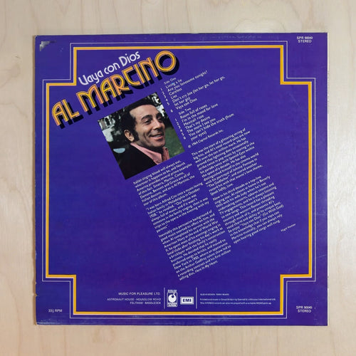 Al Martino – Vaya Con Dios – back cover