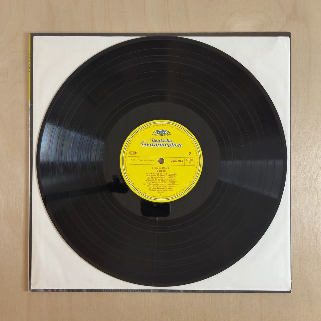 Frédéric Chopin, Krystian Zimerman – 14 Walzer = Waltzes – record label