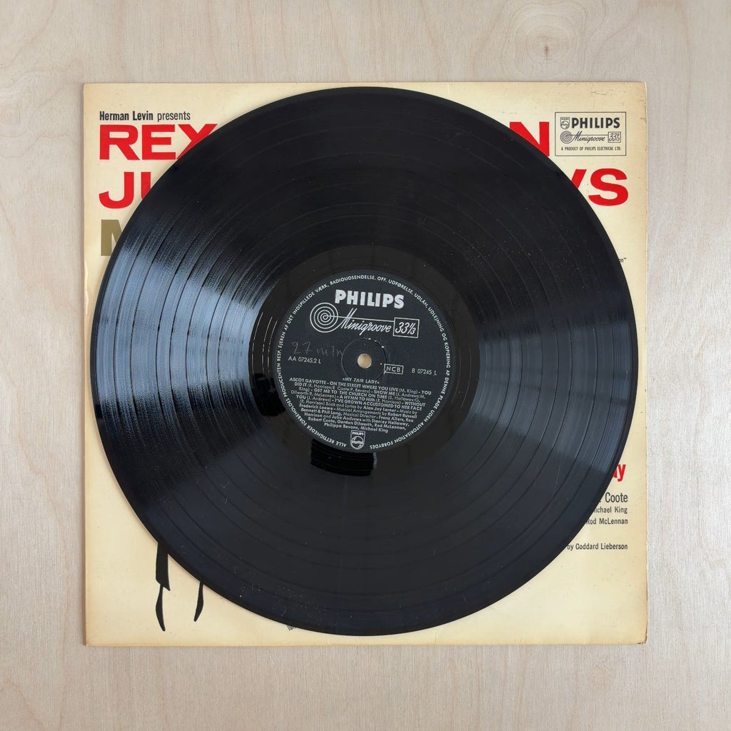 Rex Harrison, Julie Andrews – My Fair Lady – record label