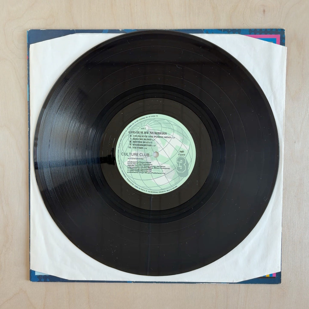 Culture Club – Colour By Numbers – record label