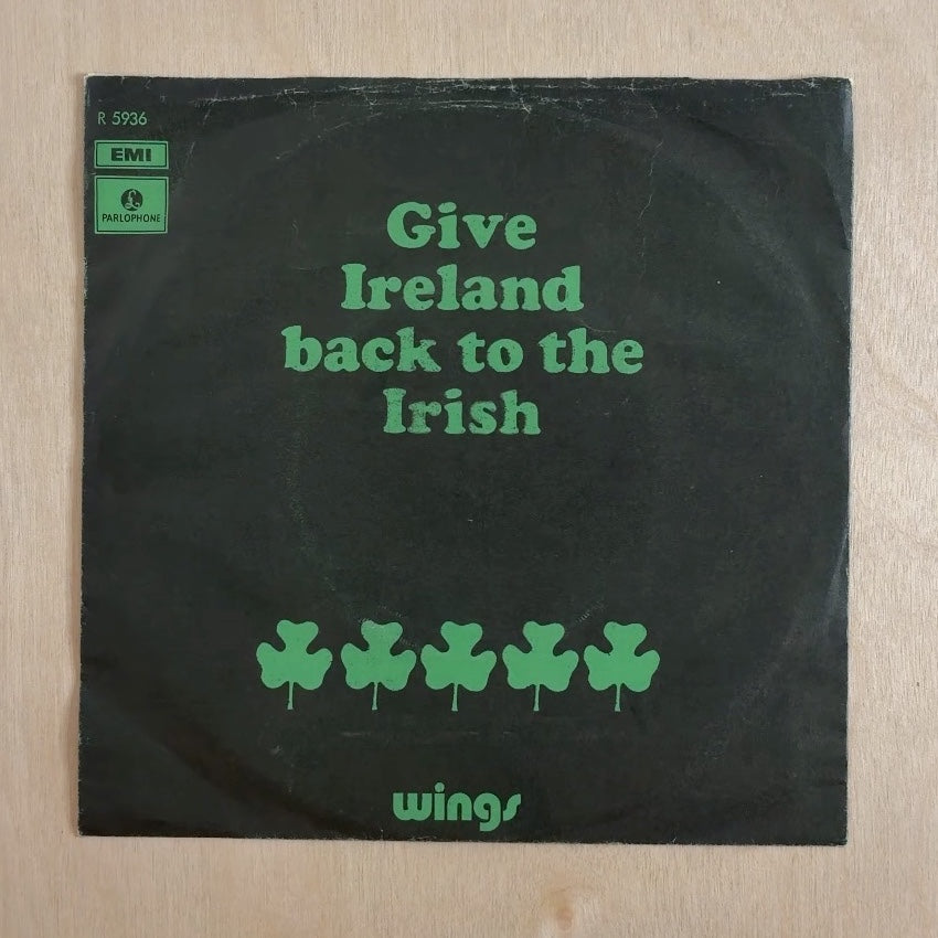Wings – Give Ireland Back To The Irish – front cover