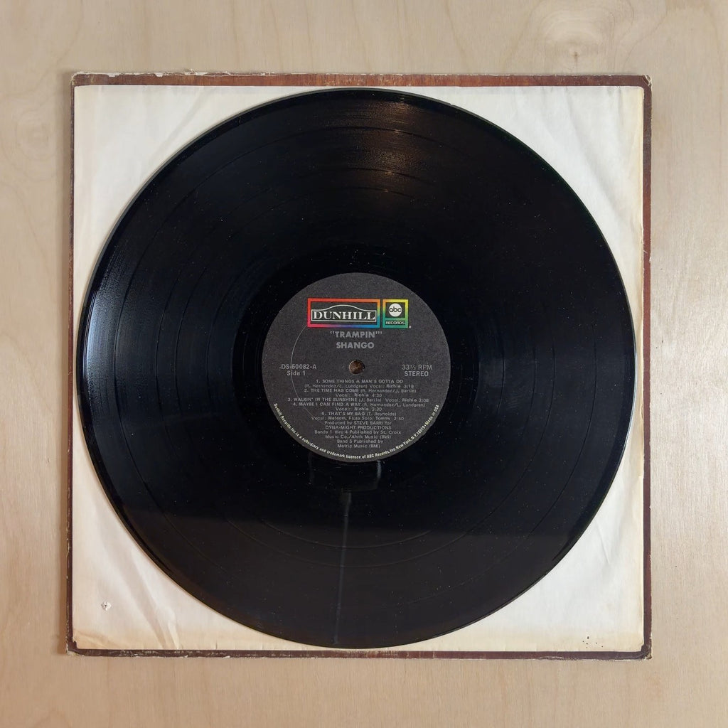 Shango – Trampin' – record label