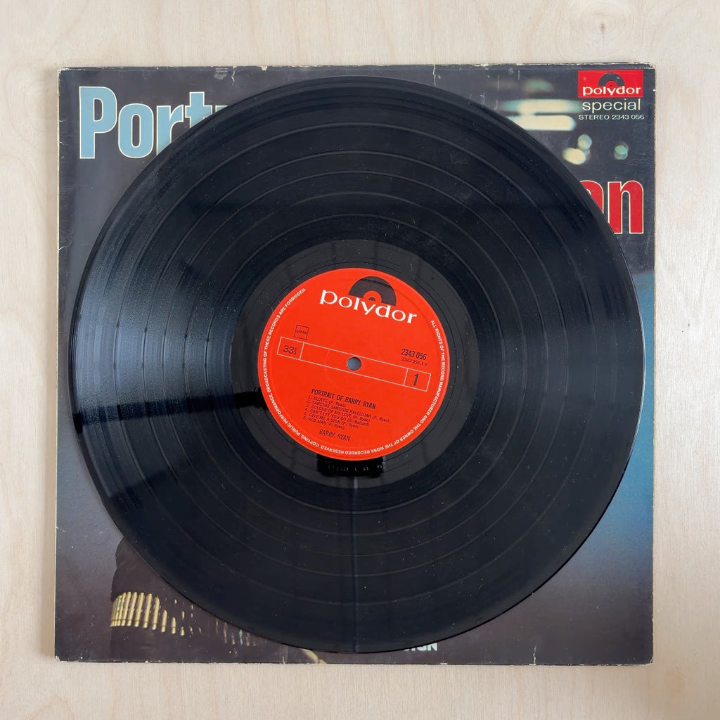 Barry Ryan – Portrait Of Barry Ryan – record label