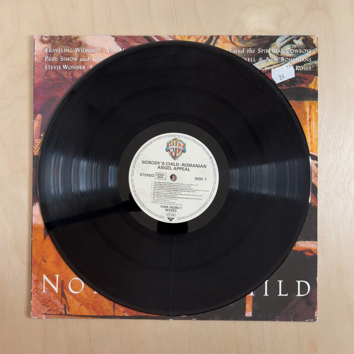 Various – Nobody's Child - Romanian Angel Appeal – record label