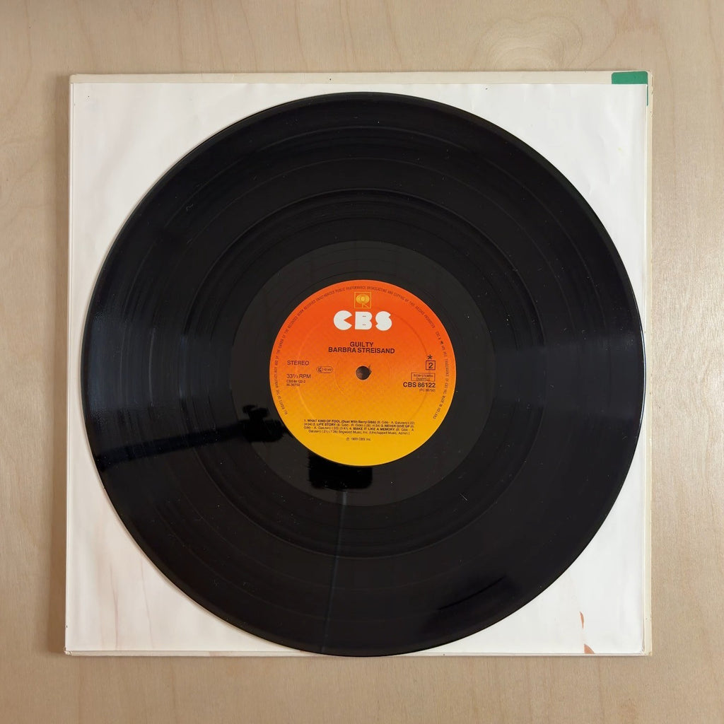 Barbra Streisand – Guilty – record label