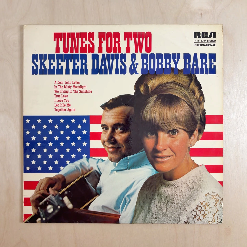 Skeeter Davis, Bobby Bare – Tunes For Two – front cover