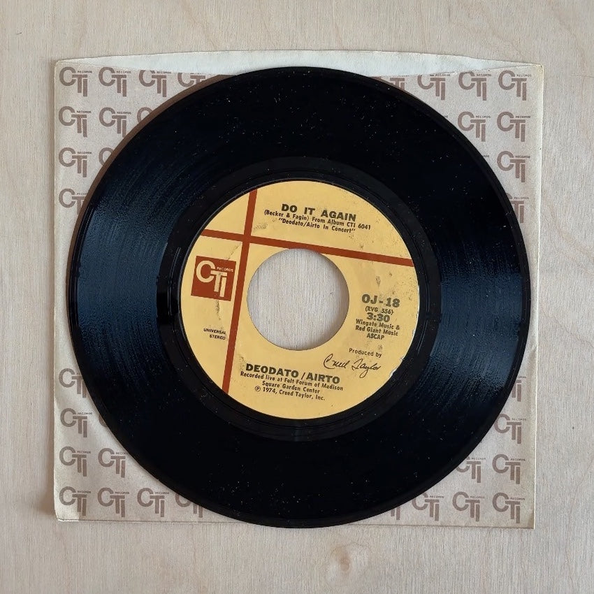Eumir Deodato, Airto Moreira – Do It Again / Branches (O Galho Da Roseira) – record label